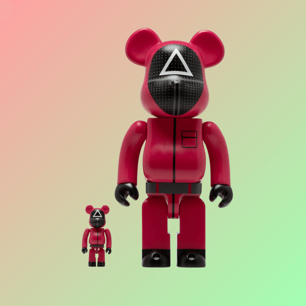 Medicom Bearbrick 400% Squid Game Soldier 2-Pack