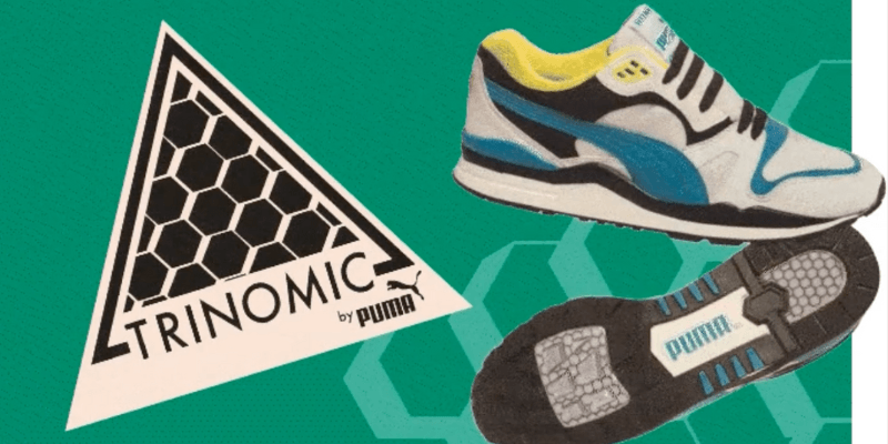 Trinomic Technology Puma collage