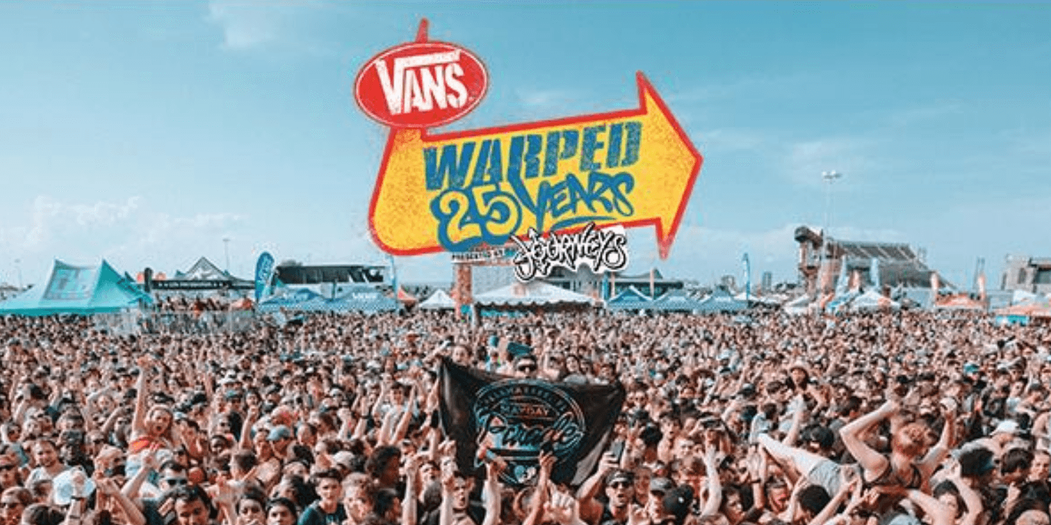 vans warped tour sign