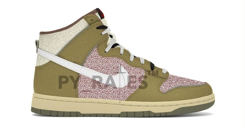 Een nieuwe Nike Dunk High Retro duikt op in een 'HW' colorway