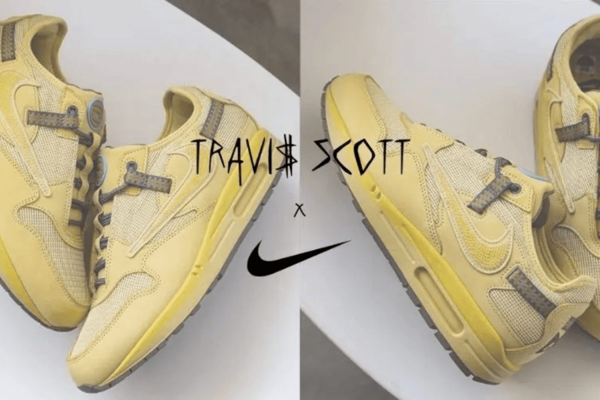 Bekijk hier de nieuwe beelden van de Travis Scott x Air Max 1 &#8216;Wheat&#8217;