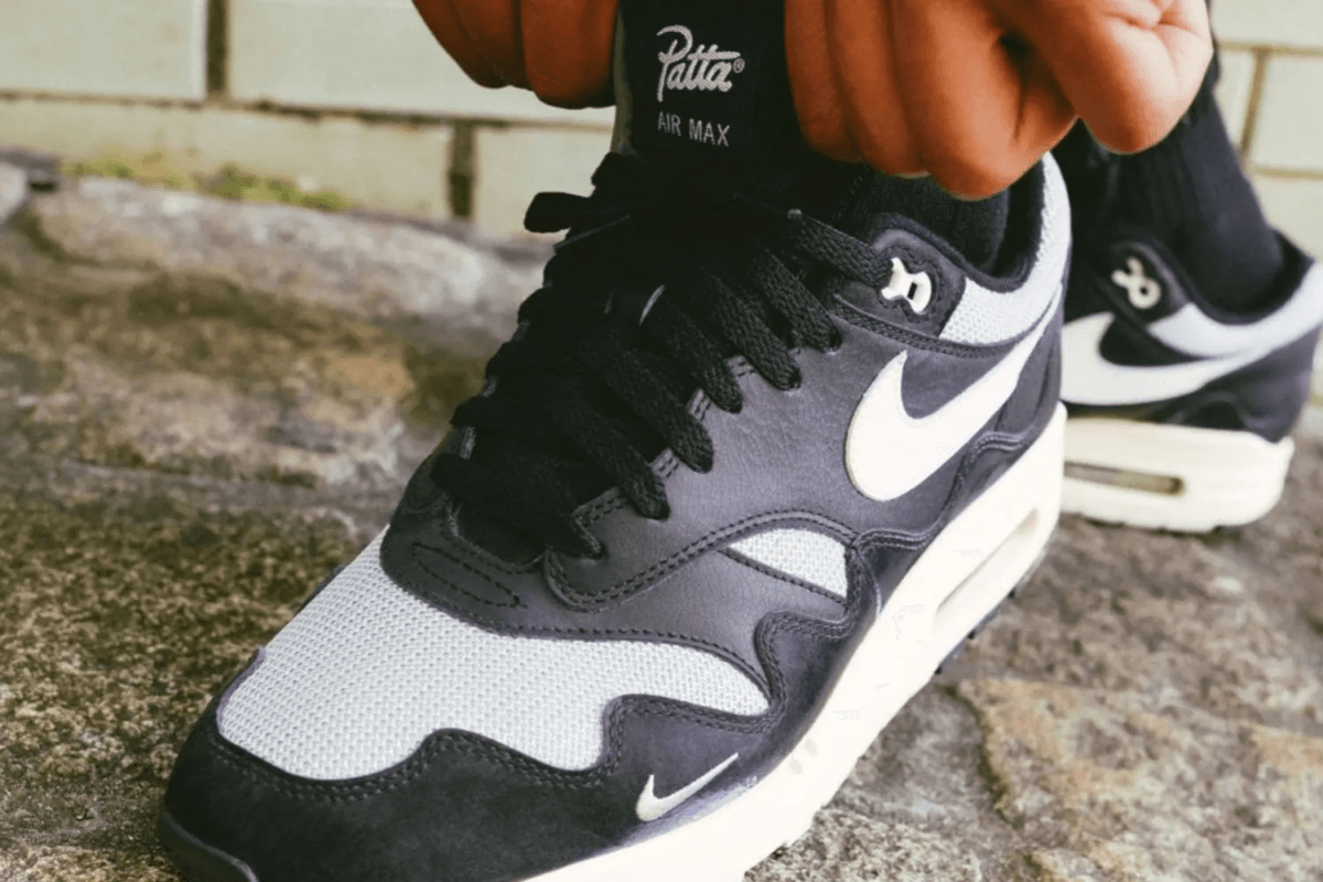 De Patta x Nike Air Max 1 &#8216;Black&#8217; &#8211; The Wave heeft een releasedatum