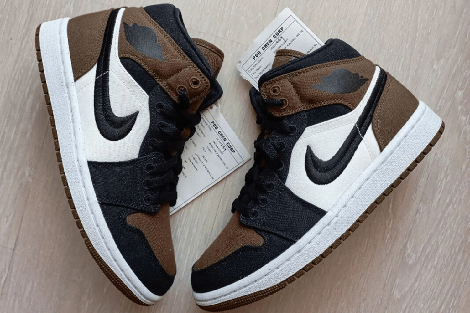 Binnenkort komt de Air Jordan 1 Mid &#8216;Mocha Toe&#8217;