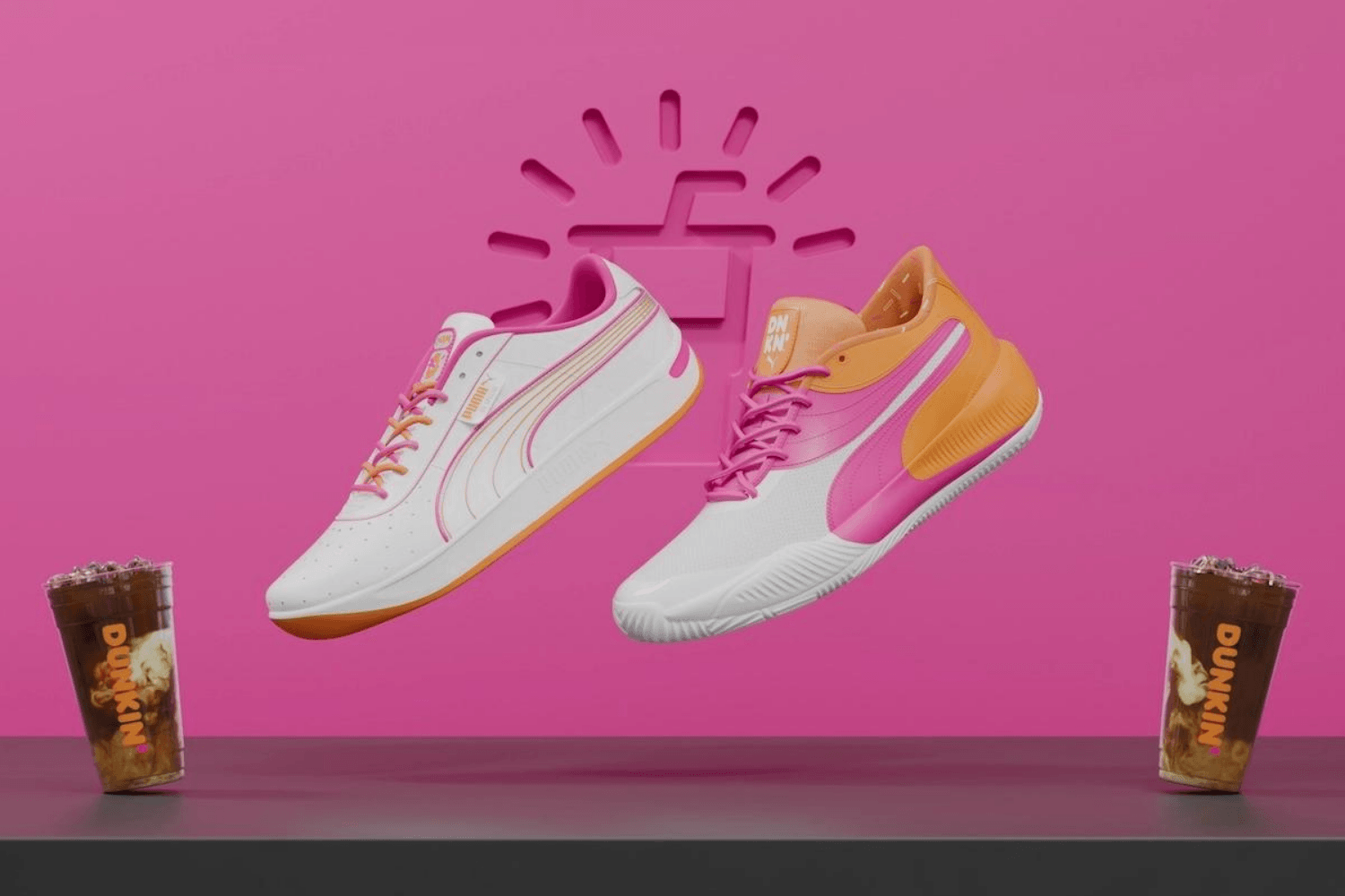 PUMA x Dunkin' collab zal releasen op 'Iced Coffee Day'