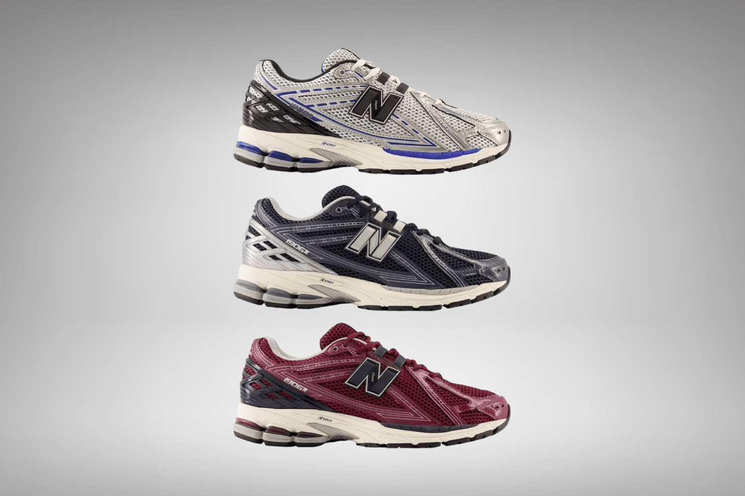 De New Balance 1906R komt in drie nieuwe colorways