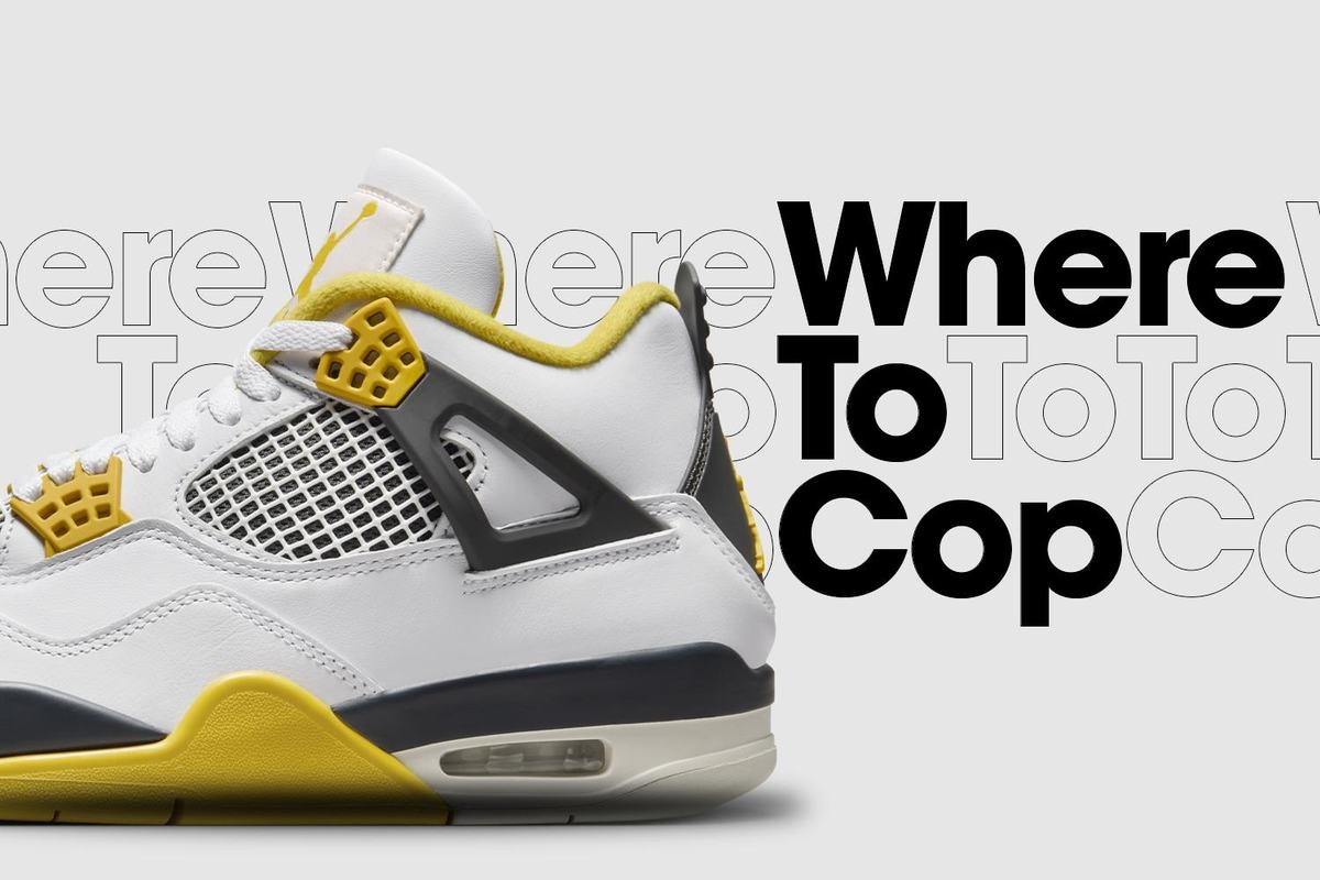 Where to cop: Nike Air Jordan 4 Retro WMNS &#8216;Vivid Sulfur&#8217;