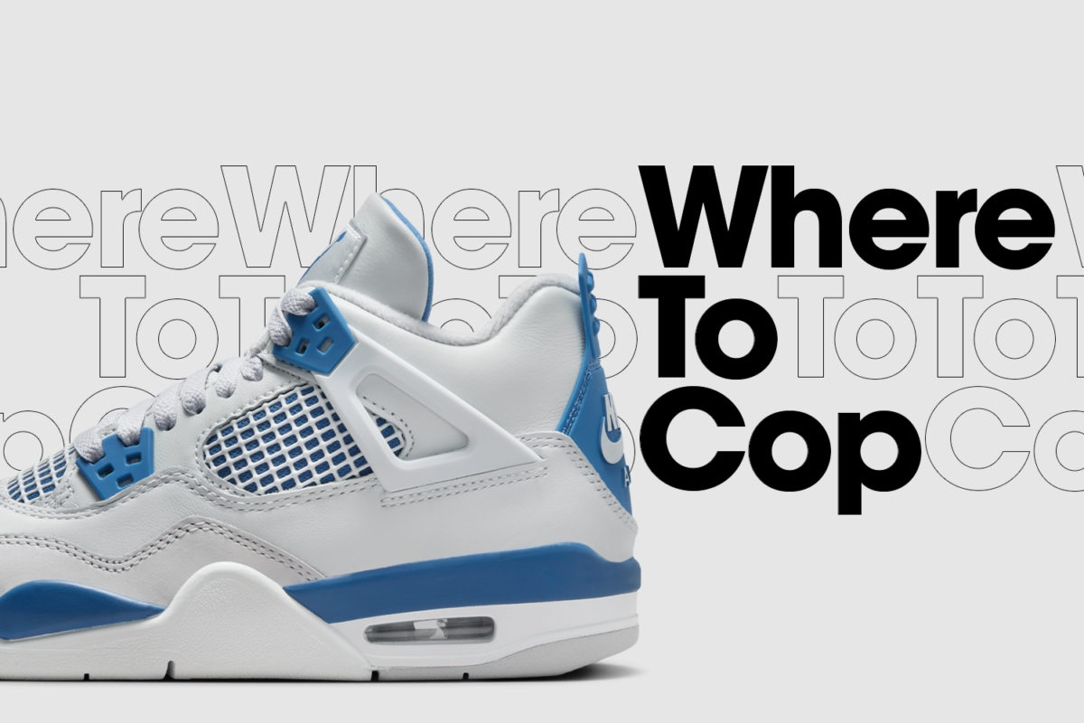 Where To Cop: Nike Air Jordan 4 OG &#8216;Military Blue&#8217;