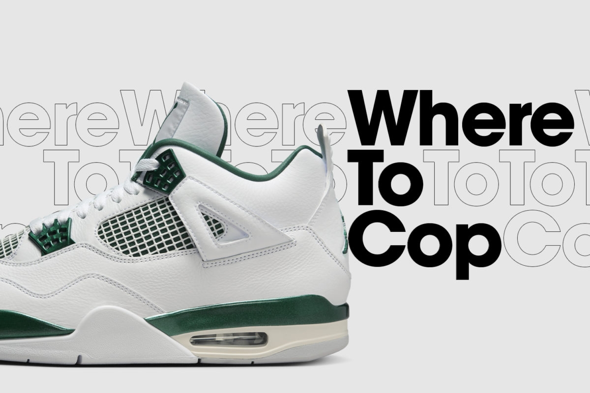 Where to cop: Air Jordan 4 &#8216;Oxidized Green&#8217;