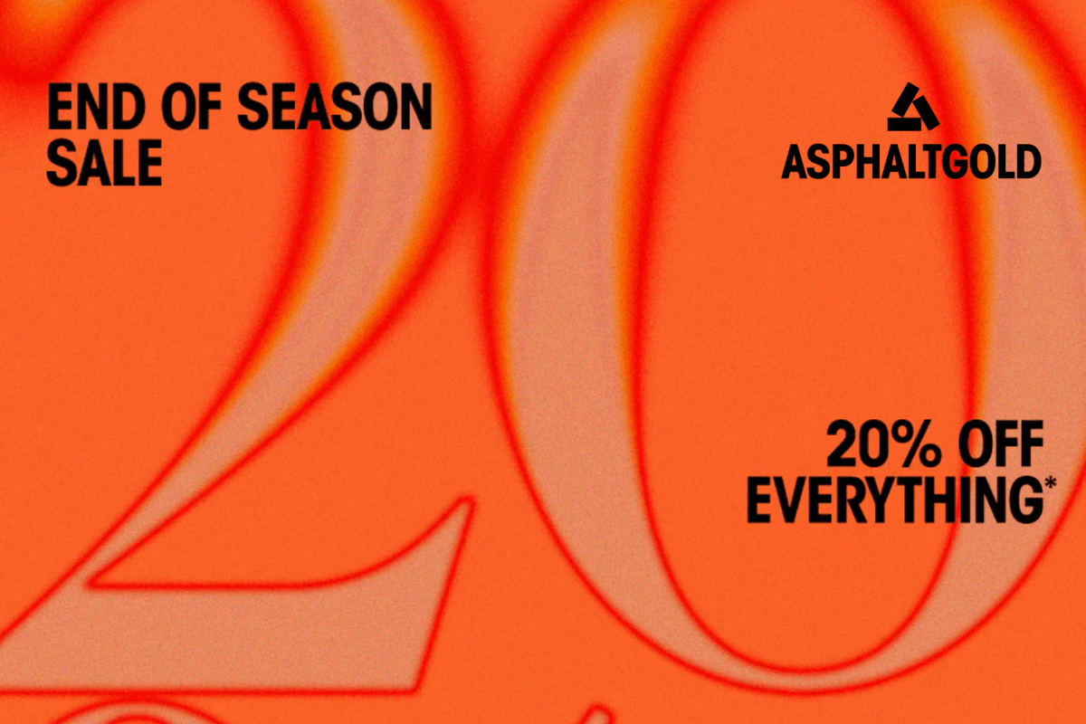 Slechts voor een korte tijd: 20% korting in de Asphaltgold End of Season Sale