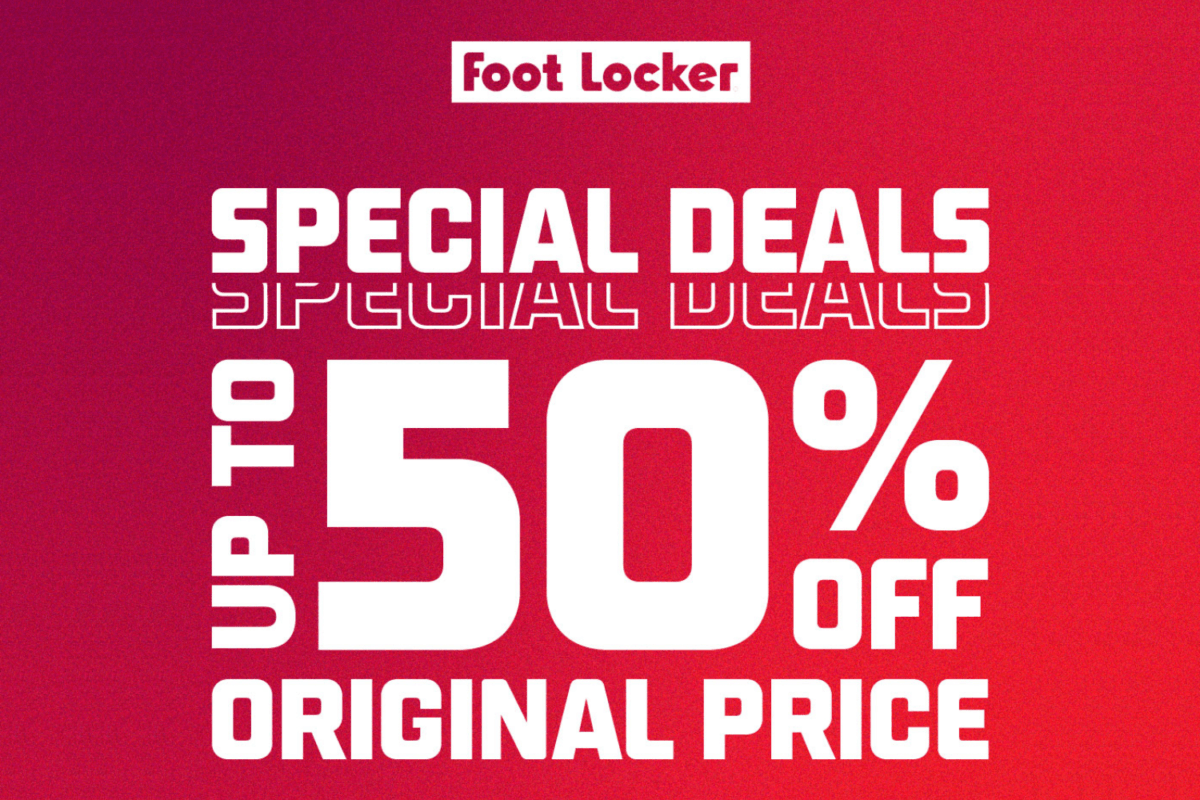 Ontvang tot 50% korting in de Foot Locker Mid Season Sale Sale