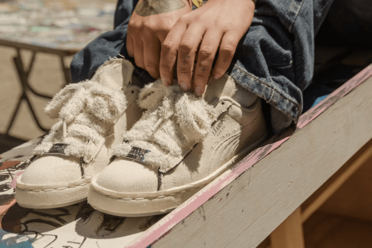 PUMA en LAAMS brengen een wel erg kunstzinnige sneaker uit