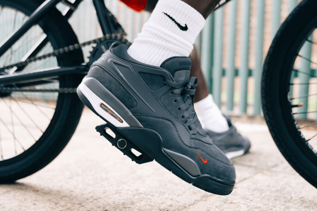 Release reminder: Nigel Sylvester x Bike Air Jordan 4 RM 'Driveway Grey'