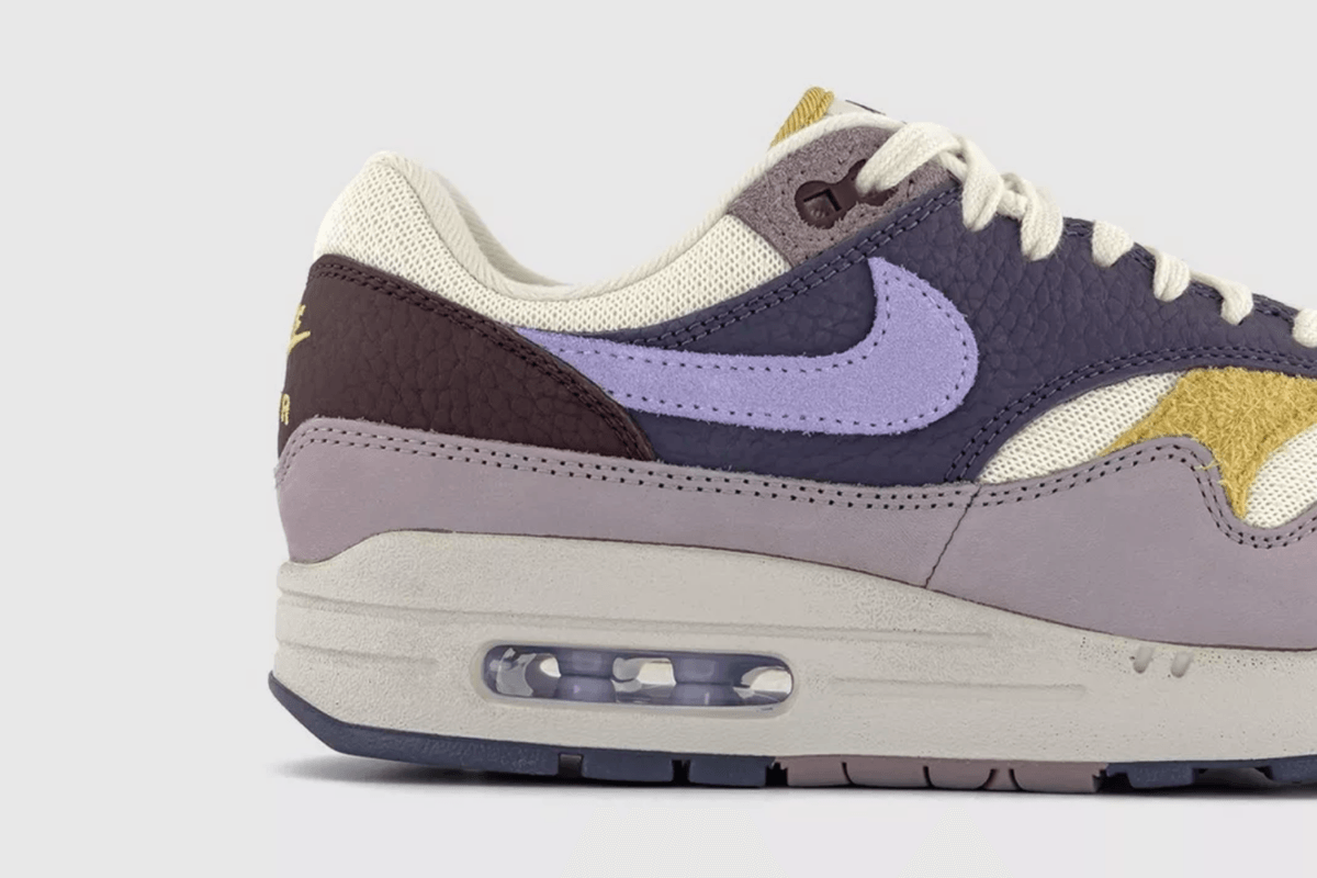 Een gedetailleerde blik op de Nike Air Max 1 '87 WMNS 'Hydrangeas'