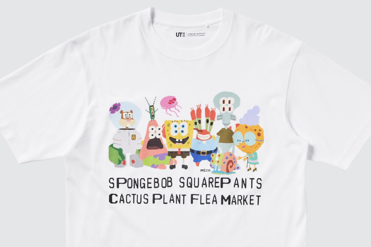 Er staat ons een SpongeBob SquarePants x CPFM x UNIQLO collab te wachten