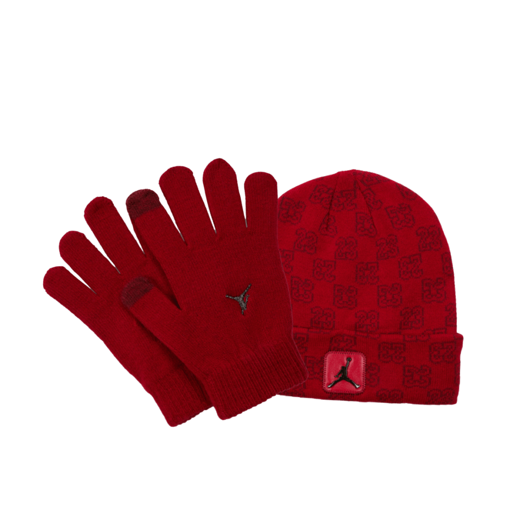 Jordan kids beanie and gloves