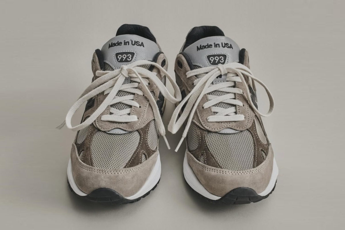 De JJJJound x New Balance 993 'Mushroom/White' komt eraan