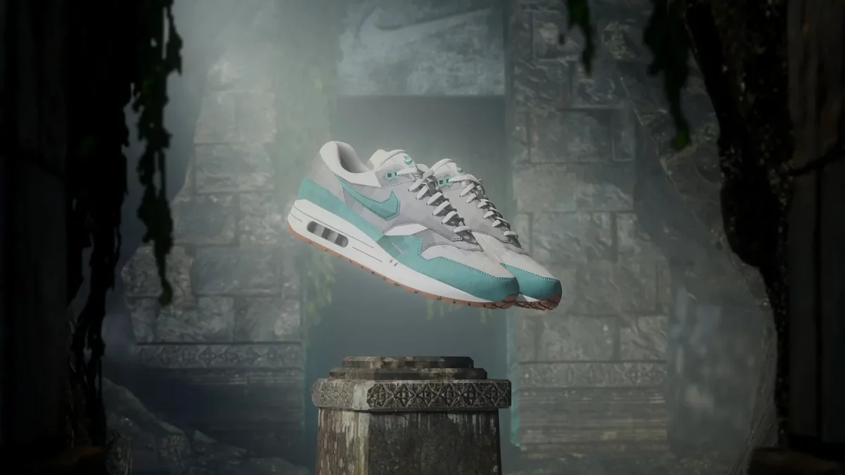 Get ready to unlock the retro: Air Max 1 Low Poly 'Adventure' Dropt binnenkort!