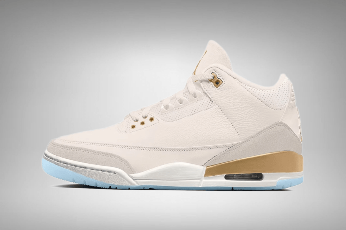 Met de Air Jordan 3 &#8216;Champagne &amp; Oysters&#8217; proost je in stijl