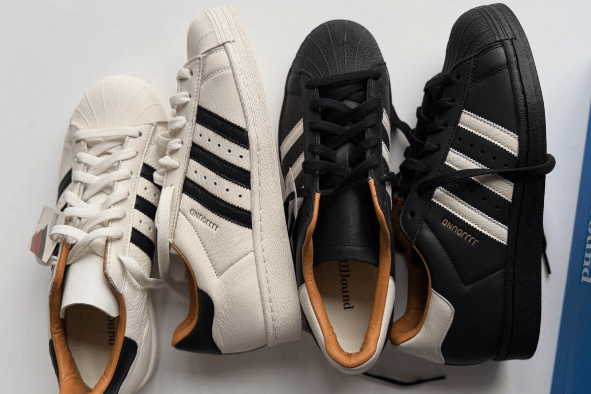 De JJJJound x adidas Superstar release is hier