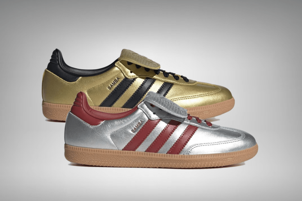 Het adidas Samba LT 'Metallic' pack omarmt de Y2K-esthetiek in zijn volledigheid