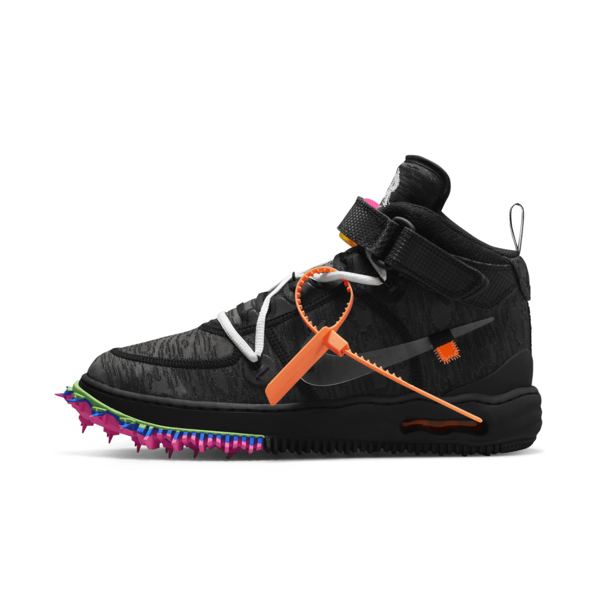 Off-White x Nike Air Force 1 Mid 'Black' DO6290-001