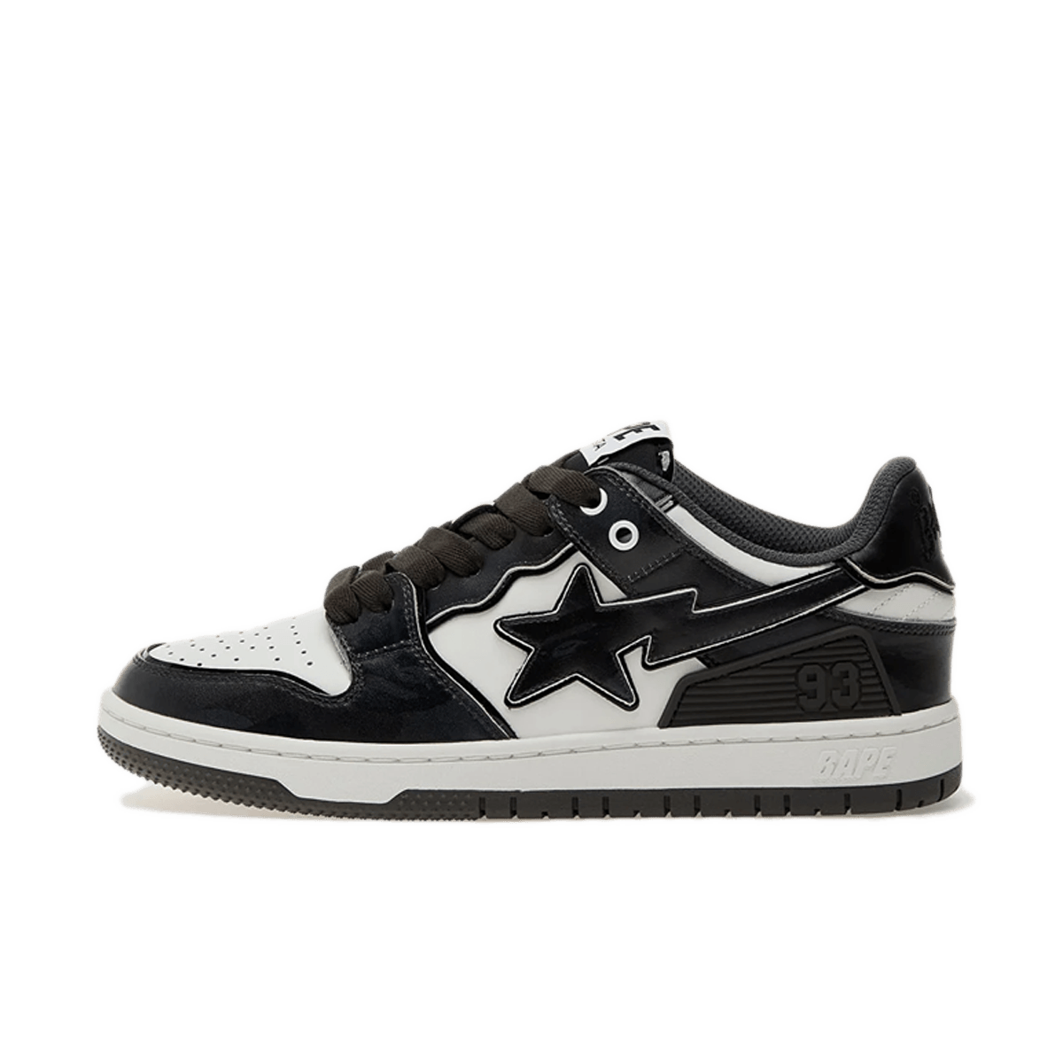 A Bathing Ape Bape SK8 STA 1 M2 'Black & White' 001FWK801310MBLK