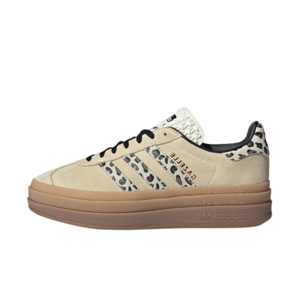 adidas Gazelle Bold Cream Black Leopard (Women's) JI1370