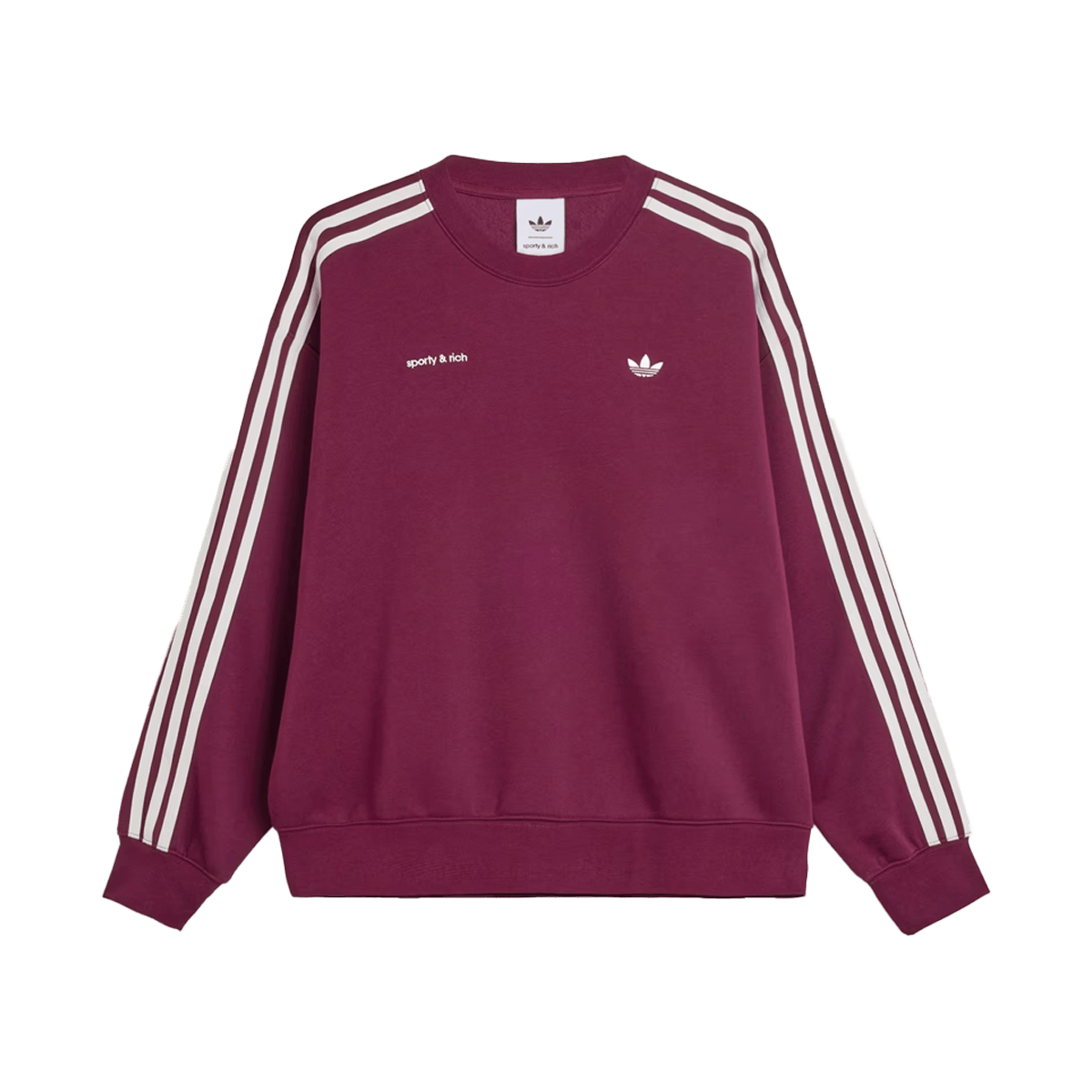 Sporty & Rich x adidas Sweatshirt WMNS 'Maroon'