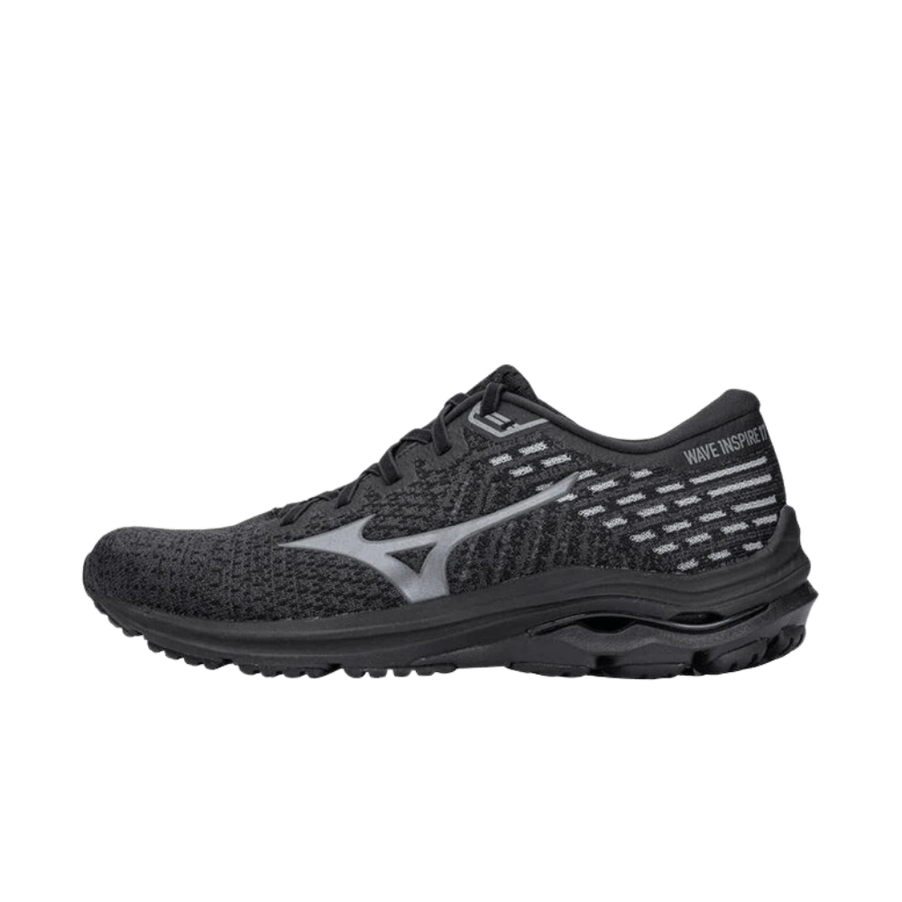 Mizuno Wave Inspire 17 Waveknit Black Marathon Running