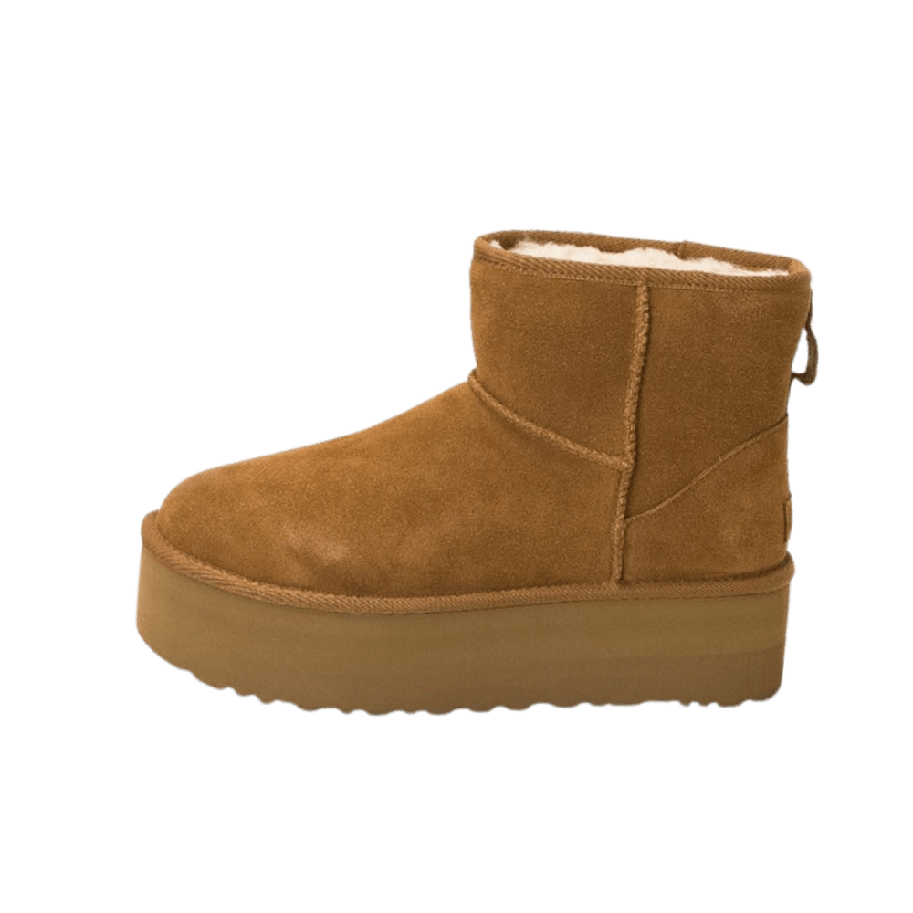 Damen Schneestiefel Braun UGG W CLASSIC MINI PLATFORM