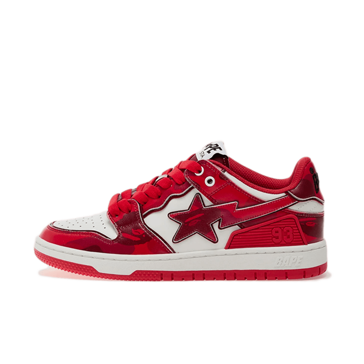 A Bathing Ape Bape SK8 STA 1 M2 'Red Camo' 001FWK801310MRED