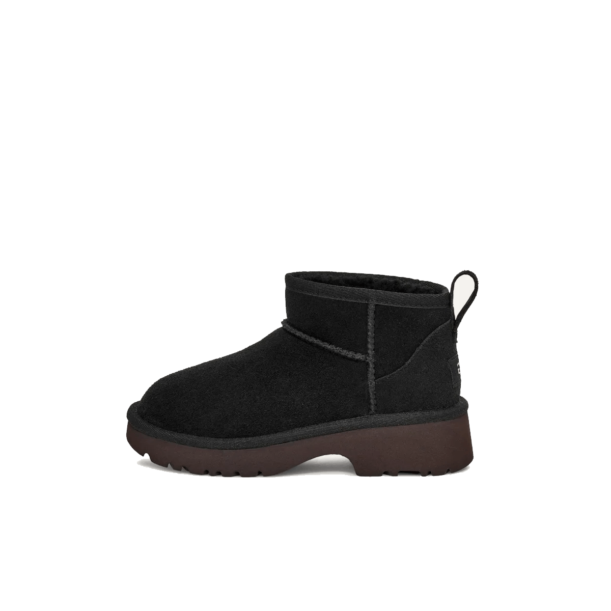 UGG® Classic Ultra Mini New Heights Boot Kids 'Black' 1157732K-BLK