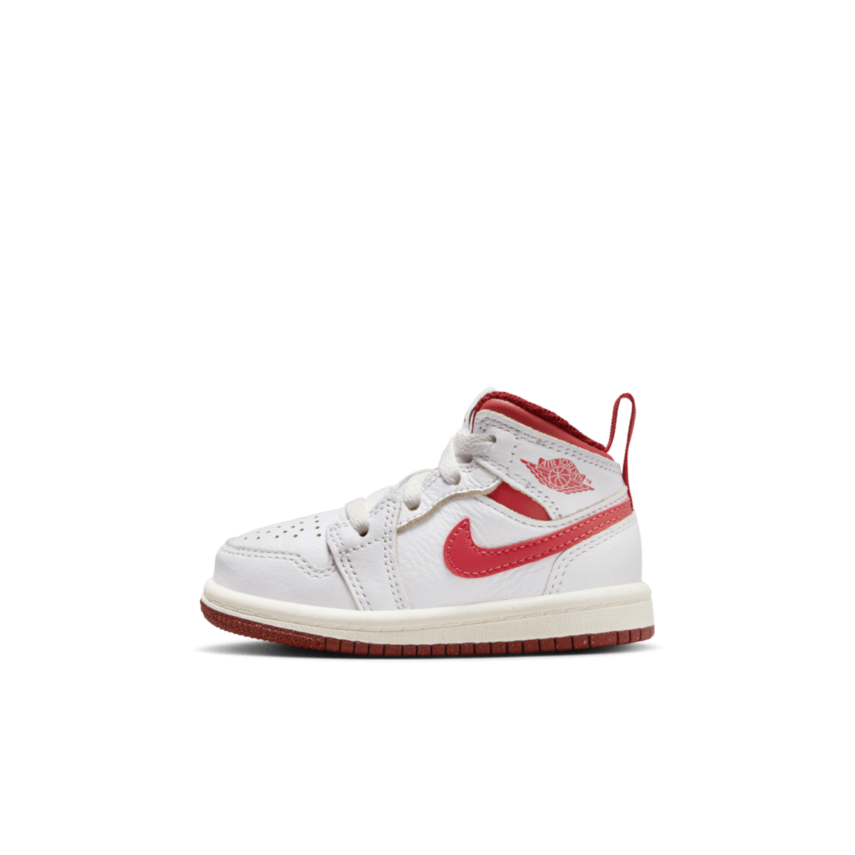 Air Jordan 1 Mid SE TD 'White Dune Red' FJ3466-160