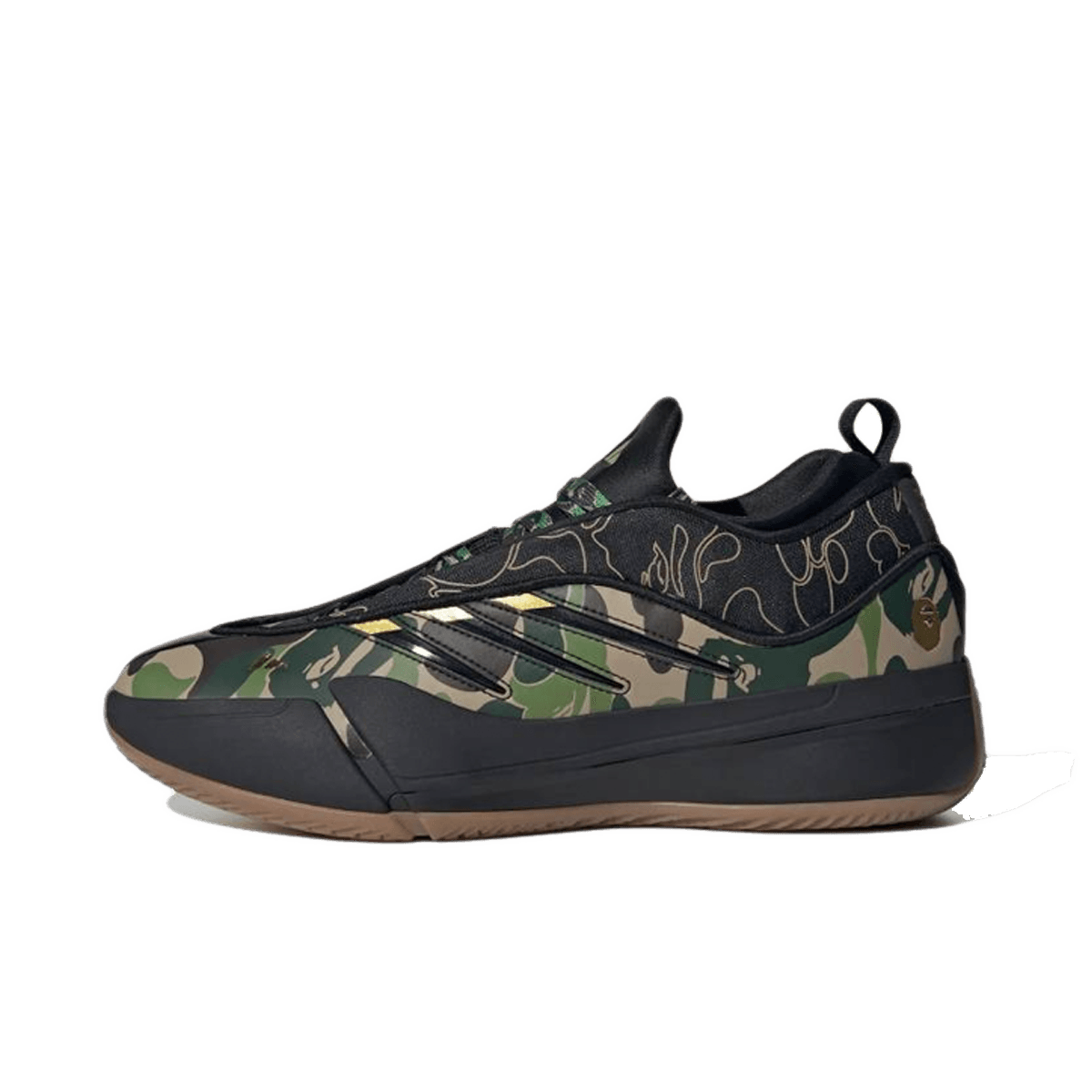 BAPE x adidas Dame 9 'Black & Green' JH6358