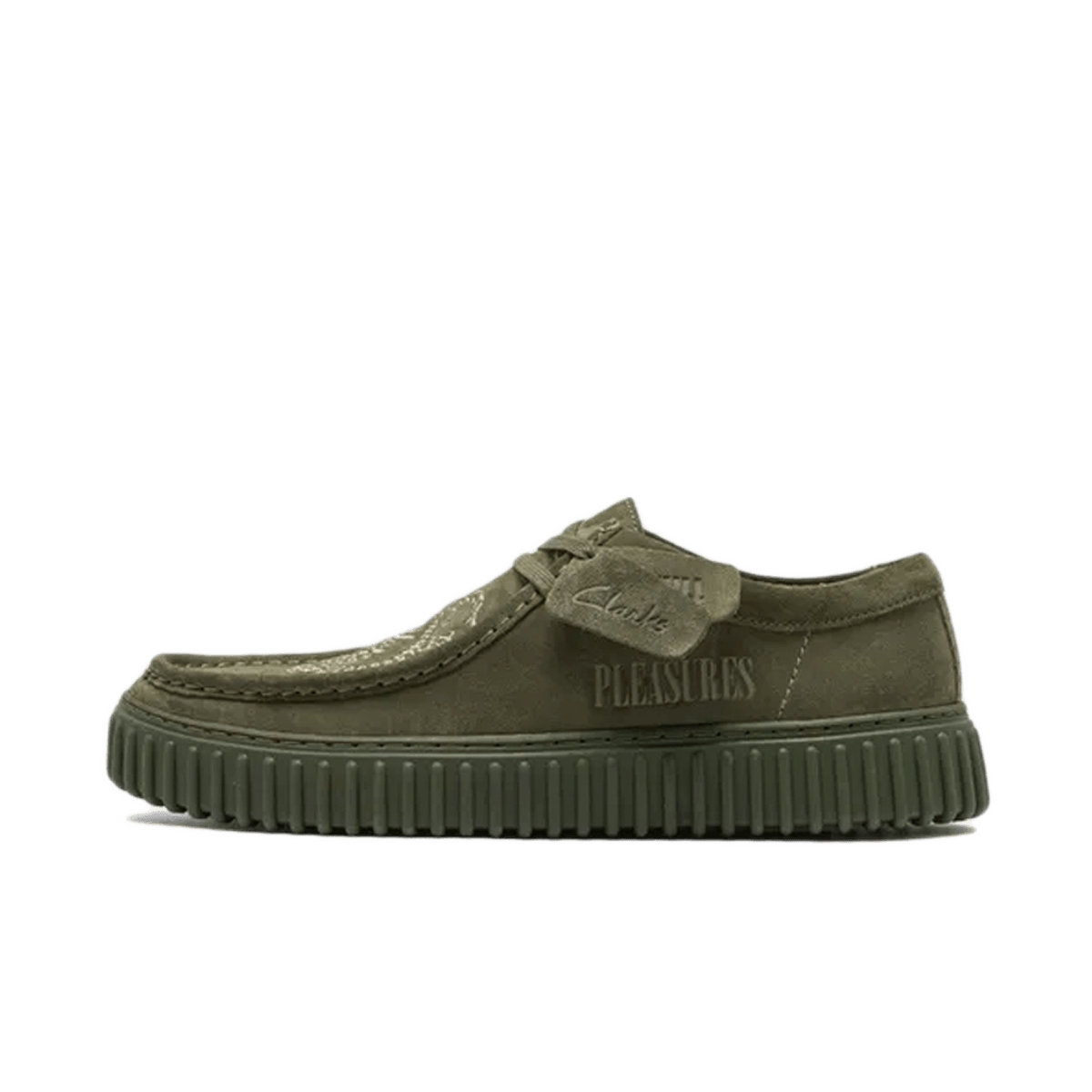 Martin Rose x Pleasures x Clarks Torhill Low 'Olive Suede'