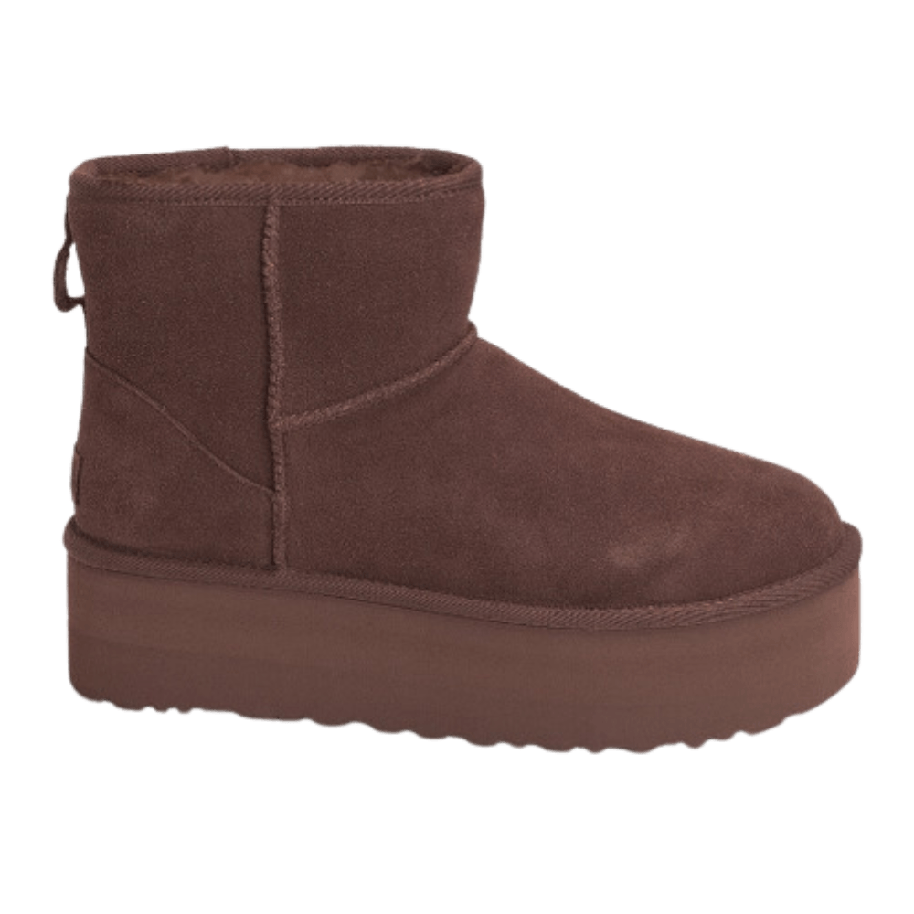 Damen Schneestiefel Braun UGG W CLASSIC MINI PLATFORM