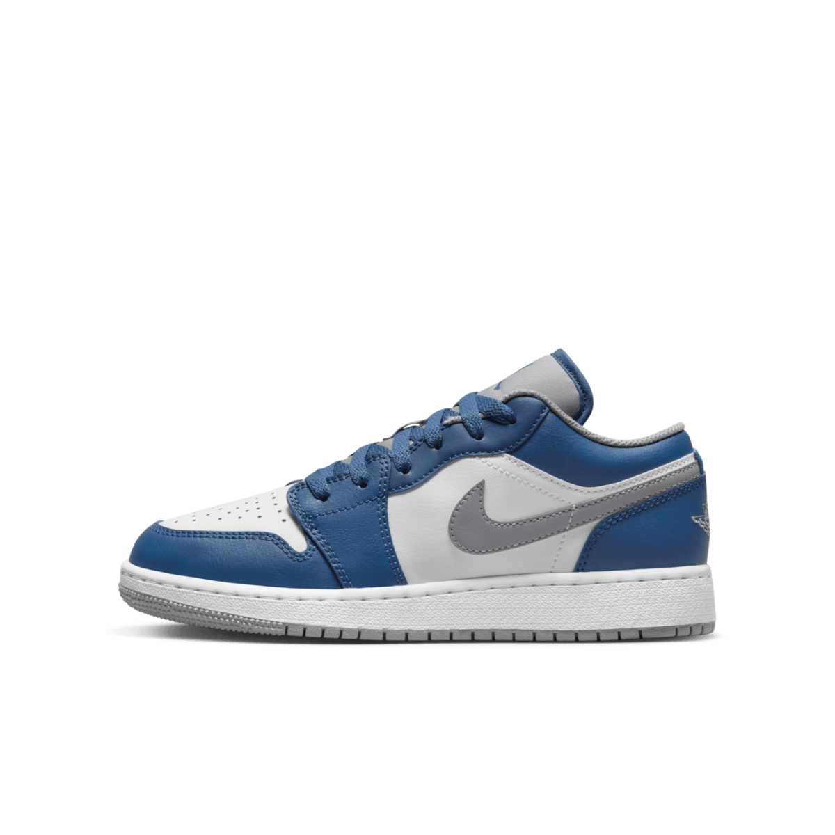 Air Jordan 1 Low GS 'True Blue Cement' 553560-412