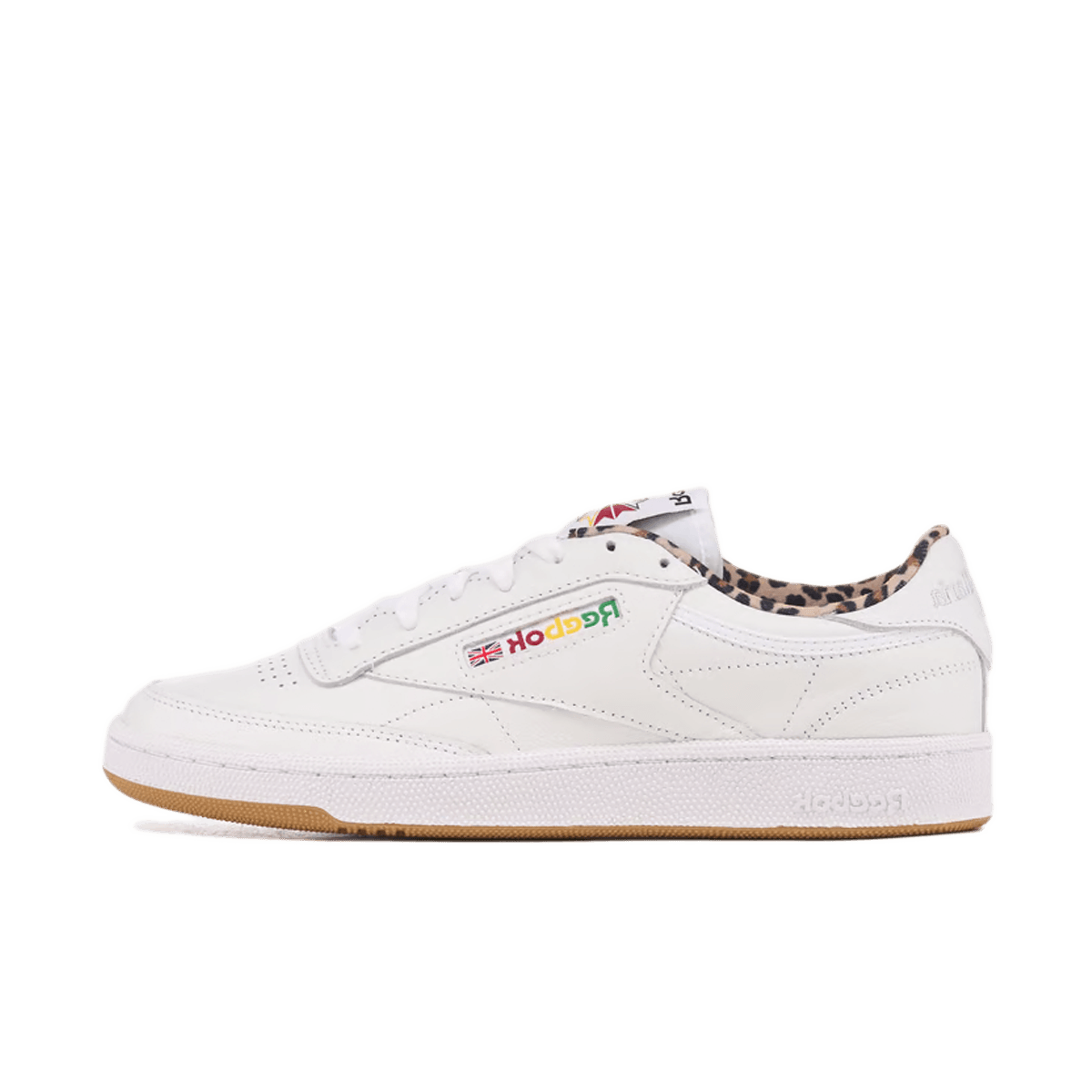 Wacko Maria x Reebok Club C 85 Vintage 'White Leopard' RMIA04DC99LEA0080161