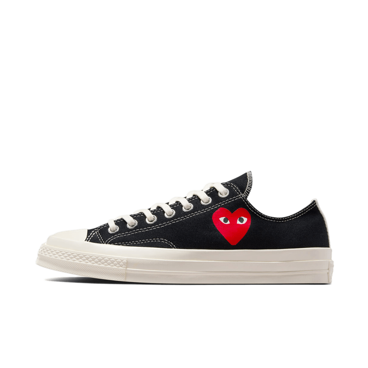 CDG x Converse Chuck 70 Low 'Single Heart Black' A08804C