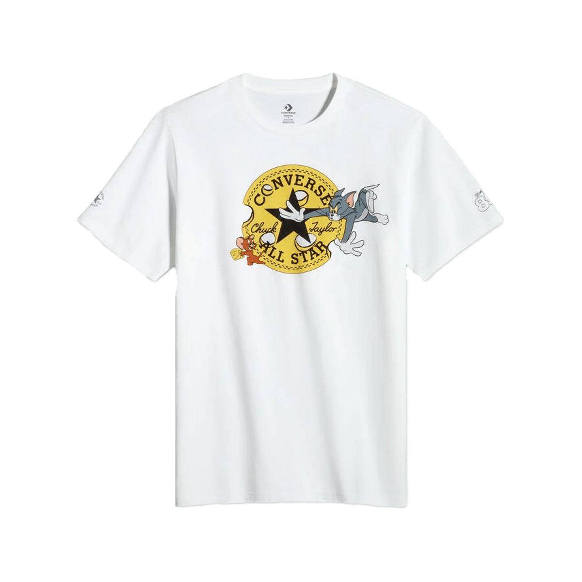 Tom and Jerry x Converse Graphic T-Shirt 'White' 10028754-A01