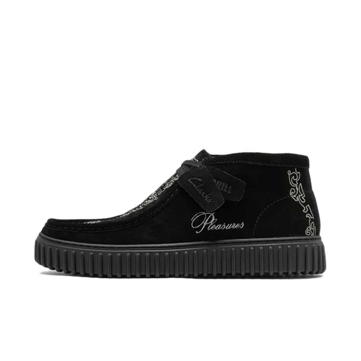 Martin Rose x Pleasures x Clarks Torhill Woven 'Black Suede' 261802677