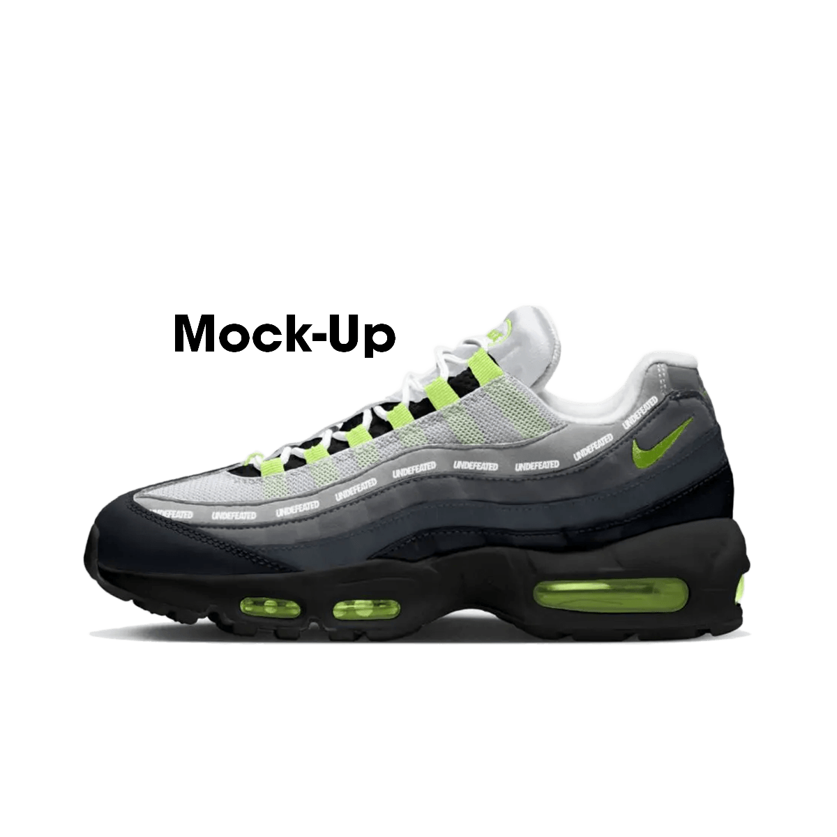 Undefeated x Nike Air Max 95 GEO 'Neon Yellow' IB4523-004