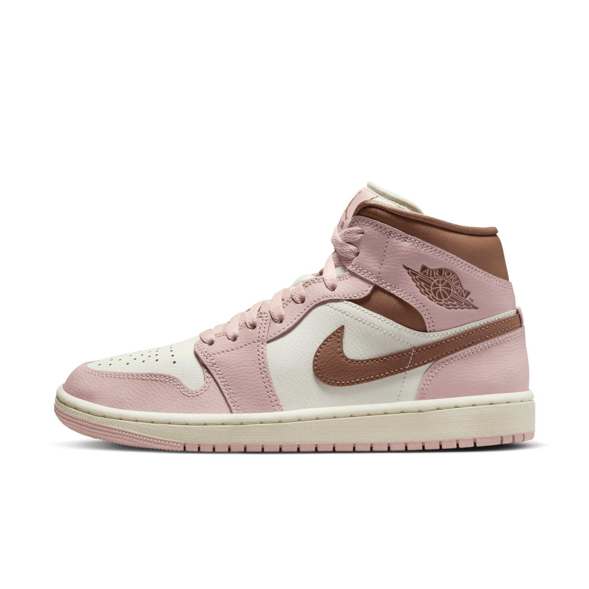 Air Jordan 1 Mid WMNS 'Pink Oxford' BQ6472-620