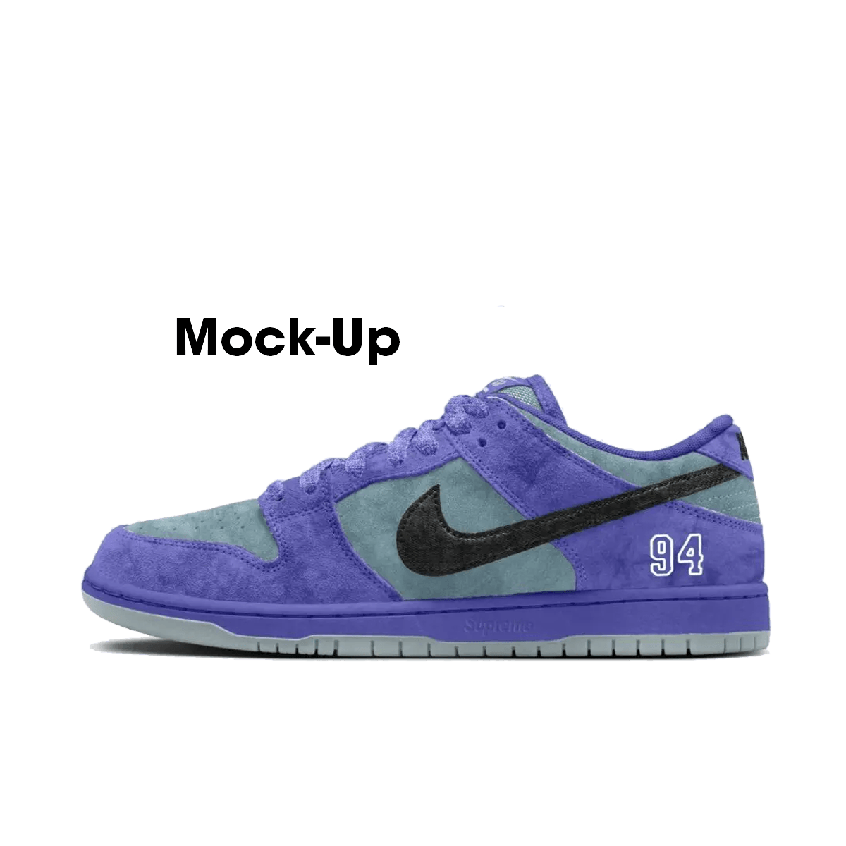 Supreme X Nike SB Dunk Low Pro 'Ink' - 2025 HQ8487-500