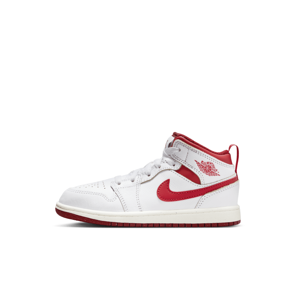 Air Jordan 1 Mid SE PS 'White Dune Red' FJ3467-160