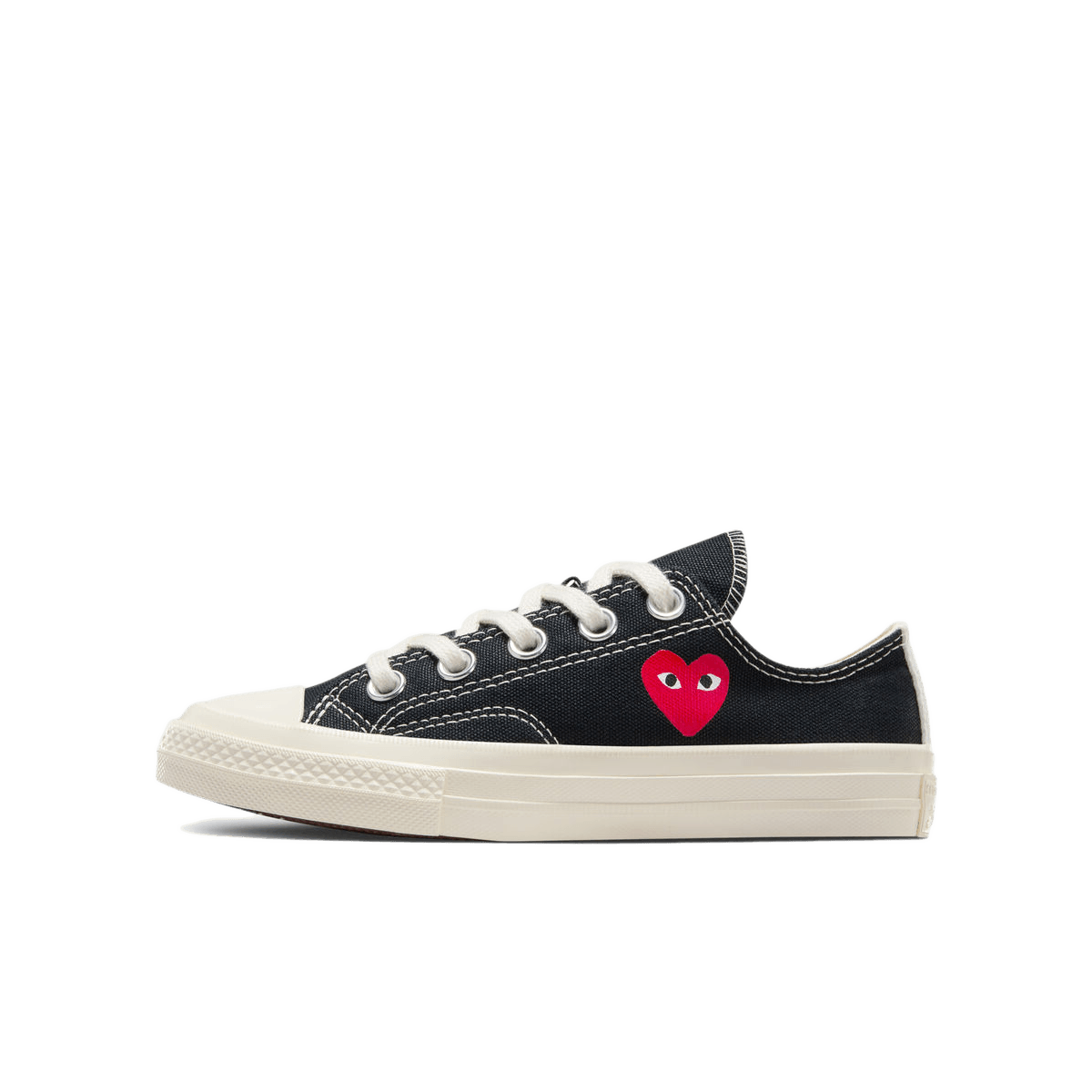 CDG x Converse Chuck 70 Low PS 'Single Heart Black' A08806C