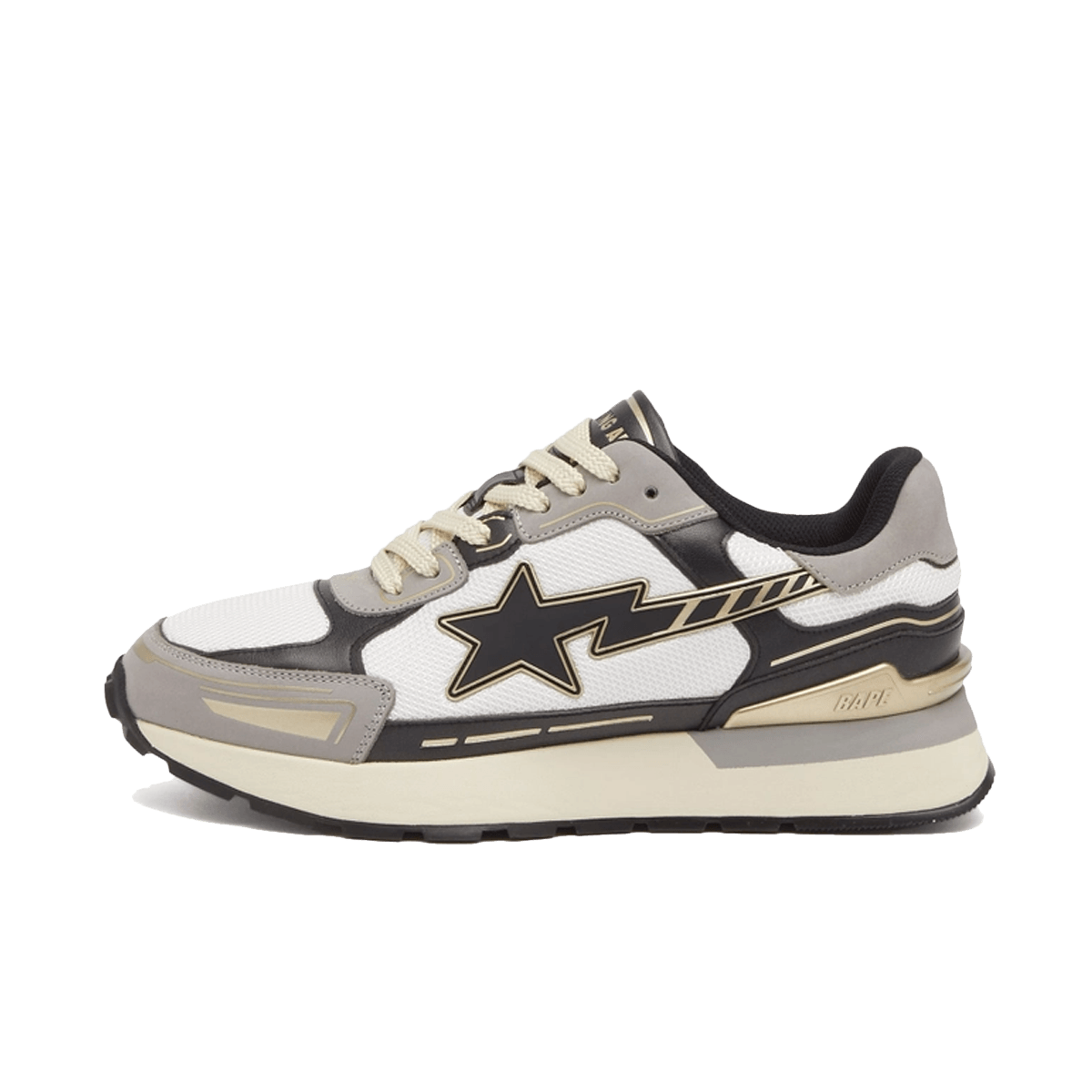 BAPE Cross Sta Express Pro M2 'Black & Gold' 001FWK801318M-BLK