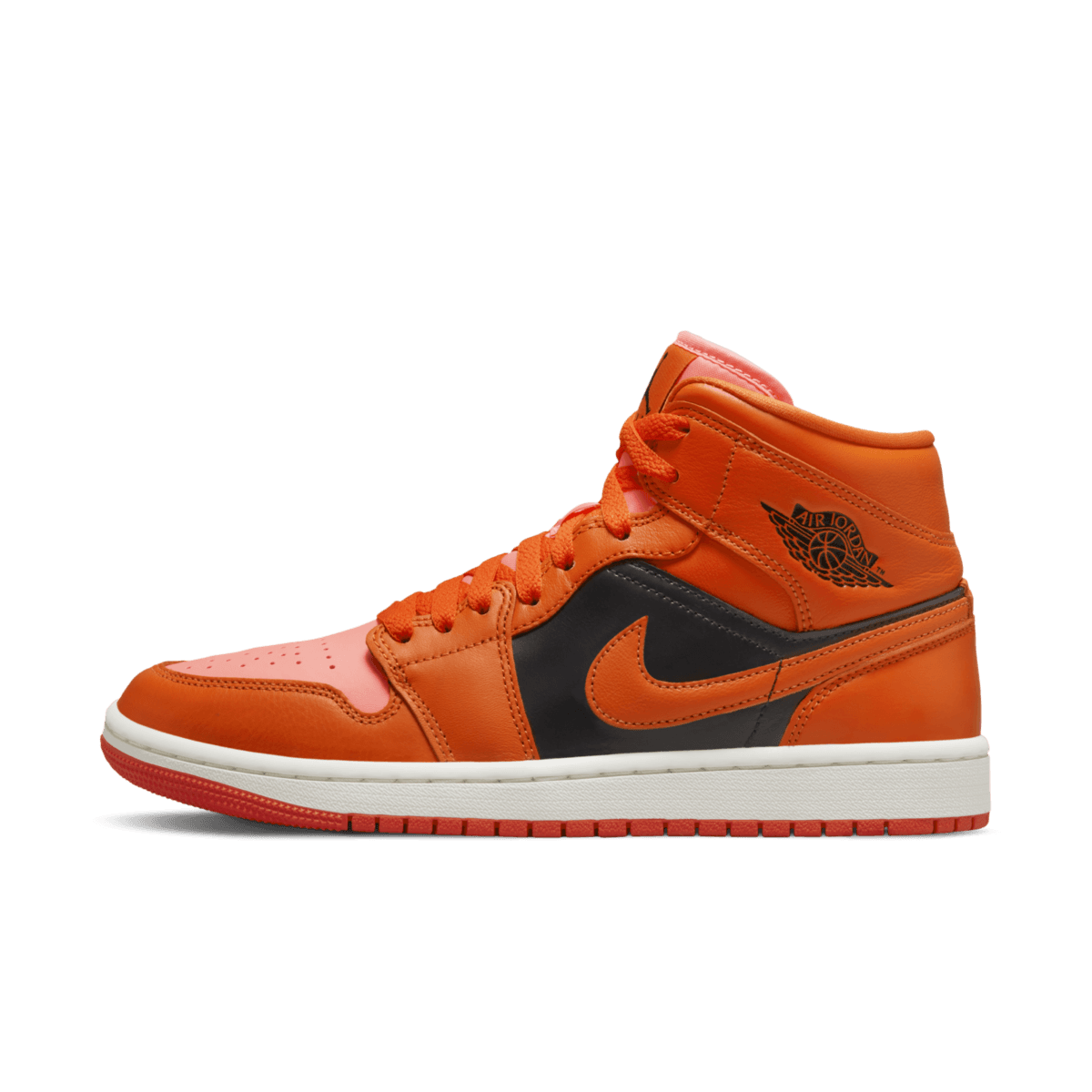 Air Jordan 1 WMNS Mid SE 'Orange Black' DM3381-600