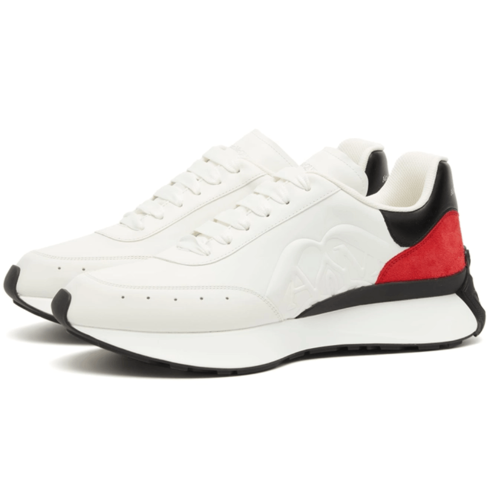 Alexander McQueen Sprint Runner Black Tulip 777417WIDNK8759