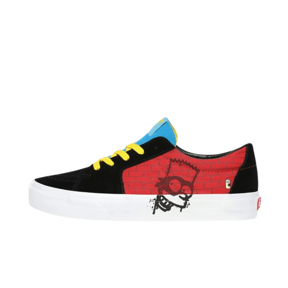 Vans x The Simpsons Old Skool El Barto Mens Black / Red Trainers VN0A4UUK17A